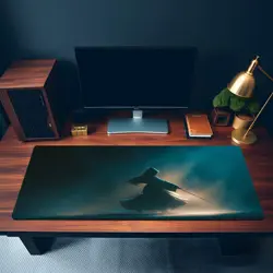 MTG Playmat - Hooded Shadow Dancer with Blades | Assassin Rogue Commander Mat - Image 3