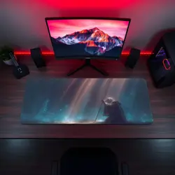 MTG Playmat - Kneeling Cleric in Divine Light | Holy Priest Fantasy Commander Ma - Image 5