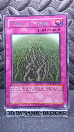 | Yugioh Wall of Thorns CRMS-EN079 Rare Crimson Crisis NM/VLP 🔥 | - Image 1