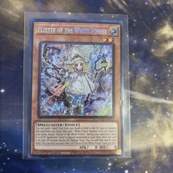 YUGIOH! Elzette of the White Forest INFO-EN014 Secret Rare 1st Edition NM - Image 1