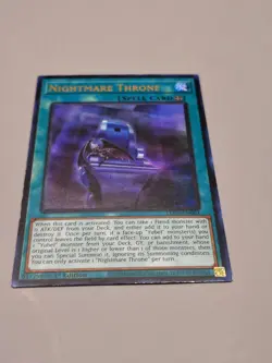 Yugioh Nightmare Throne Ultra Rare LEDE-EN061 1st - Image 1