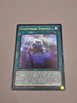 Yugioh Nightmare Throne Ultra Rare LEDE-EN061 1st - Image 2