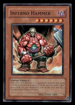 Yugioh Capsule Monster Coliseum Inferno Hammer 2000 CMC-EN002 VLP Card - Image 1