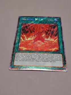 YuGiOh! Magical Meltdown RA04-EN280 Platinum Secret Rare - Near Mint - Image 1