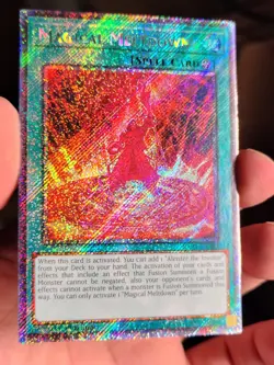 YuGiOh! Magical Meltdown RA04-EN280 Platinum Secret Rare - Near Mint - Image 3