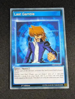 Yugioh - Last Gamble SS02-ENBS2 1st Edition Common NM - Image 1
