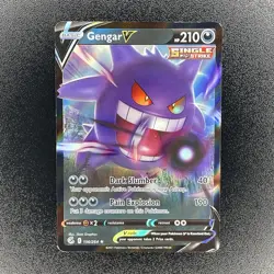 🔥Gengar V ULTRA RARE 🔥card 156/264 Sword & Shield Fusion Strike 2021 Pokemon - Image 3