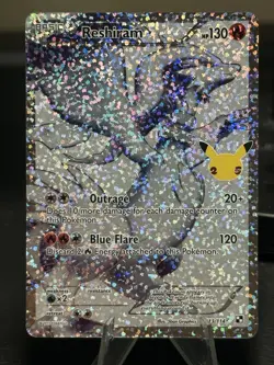 Pokemon Reshiram Celebrations Classic Collection Holo Ultra Rare Card 113/114 - Image 1