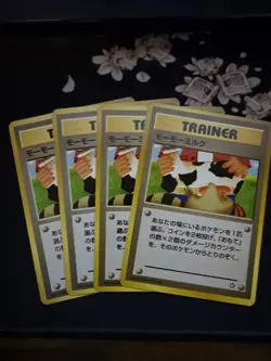 Pokemon TCG Banned Japanese Gold Silver New World Moo Moo Milk Card - Image 3
