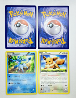 NM Pokemon Cards Eevee Evolution lot (4) - Furious Fists - Leafeon, Glaceon - Image 3