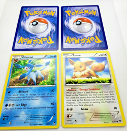 NM Pokemon Cards Eevee Evolution lot (4) - Furious Fists - Leafeon, Glaceon - Image 4