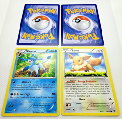 NM Pokemon Cards Eevee Evolution lot (4) - Furious Fists - Leafeon, Glaceon - Image 5