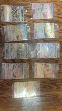 Prismatic Evolutions Surprise Box Sealed Stamped EX Promo Cards 9/9 Complete Set - Image 1