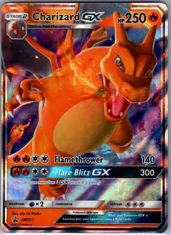 Charizard GX SM211 SM Promos - Pokemon Card - NM - Image 1