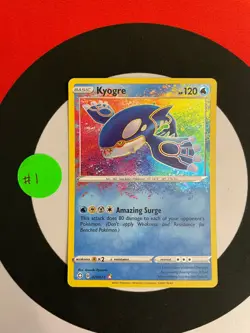 Pokemon Shining Fates Kyogre 021/072 Amazing Rare Holo Rare TCG Card 2021 - Image 4