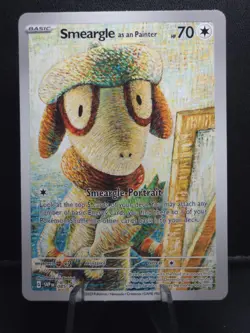 Smeargle as a Painter Pokemon x Van Gogh Black Star Promo ACG Art Card - NM - Image 1