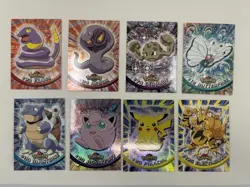 12 Vintage 1999 Pokemon Topps TV Animation Edition Cards Holo Pikachu-Various - Image 1