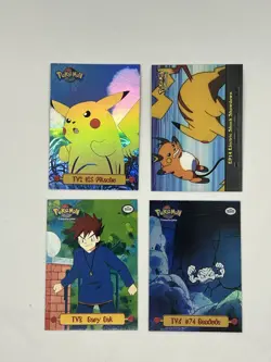 12 Vintage 1999 Pokemon Topps TV Animation Edition Cards Holo Pikachu-Various - Image 3