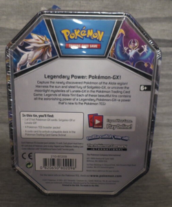 NEW Pokemon Cards TCG - Legendary Power: Lunala GX Tin - Sealed New - Image 2
