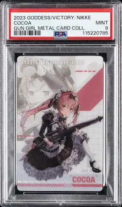 2023 GODDESS OF VICTORY: NIKKE GUN GIRL METAL CARD COLLECTION COCOA PSA 9 - Image 1