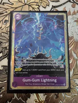 One Piece Card Game Gum-Gum Lightning OP09-077 Premium Best Selection Vol 4 - Image 1