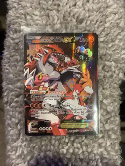 Pokemon TCG Team Magma's Groudon EX Holo Full Art Rare Card 15/34 Double Crisis - Image 1