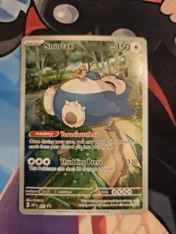 Snorlax SVP 051 Scarlet & Violet 151 Promo Card Near Mint NM Condition - Image 1