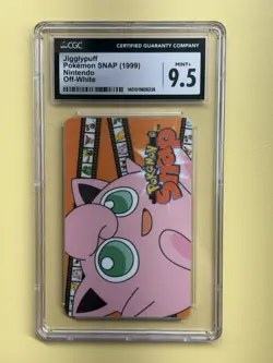 Pokemon Jigglypuff Snap Station Vintage Blockbuster Video Chip Card 1999 - Image 1