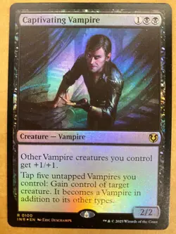 MTG 1x FOIL Captivating Vampire # 100 Innistrad Remastered Magic Gathering x1 NM - Image 1