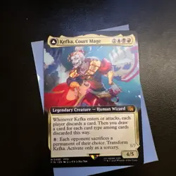 Kefka, Court Mage #0496 (Extended Art) MTG Final Fantasy - Human Wizard NM FIN - Image 1