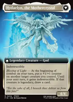 Venat, Heart of Hydaelyn (Extended Art) #434 (NM) Final Fantasy FIN Magic MTG - Image 2