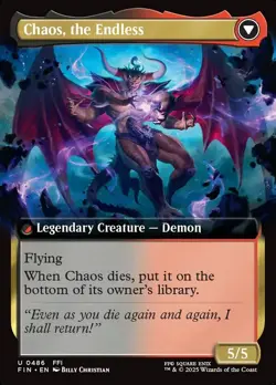 Garland, Knight of Cornelia (Extended Art) #486 (NM) Final Fantasy FIN Magic MTG - Image 2