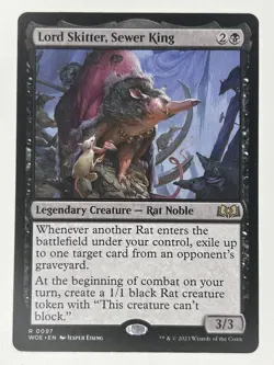Lord Skitter, Sewer King R Wilds of Eldraine 97 NM - Image 1
