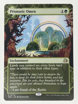 Prismatic Omen R Wilds of Eldraine: Enchanting Tales 60 NM - Image 1