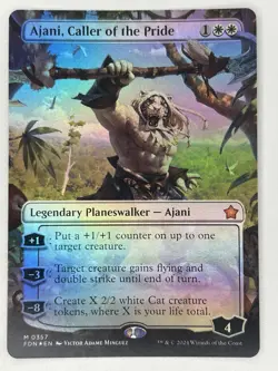 Ajani, Caller of the Pride M Foundations 134 NM FOIL - Image 1
