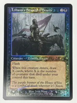 Liliana's Standard Bearer (Retro Frame) R Secret Lair Drop Series 845 NM FOIL - Image 1