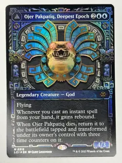 Ojer Pakpatiq, Deepest Epoch (Showcase) M The Lost Caverns of Ixalan 315 NM FOIL - Image 1