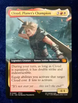 Cloud, Planet's Champion #0482 FIN (Extended Art) Final Fantasy Regular NON FOIL - Image 1