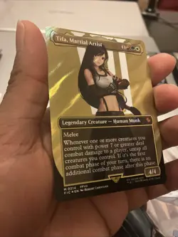 Tifa, Martial Artist (Borderless) (Surge Foil) Commander: Final Fantasy Foil - Image 2