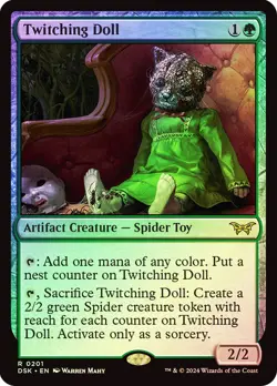 Twitching Doll R Duskmourn: House of Horror 201 NM - Image 1