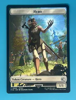 Mtg Final Fantasy Hero (0002) Knight (010) Double-Sided Token Regular - Image 2