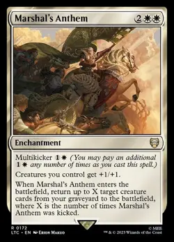 NM Marshal's Anthem, MTG, Lord of the Rings, Magic the Gathering, 172 - Image 1