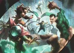 1x Art Series (07/54) - Behold the Sinister Six! MTG Marvel's Spider-Man NM Magi - Image 1