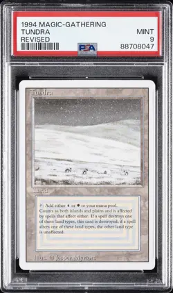 1994 MAGIC THE GATHERING REVISED TUNDRA PSA 9 - Image 1