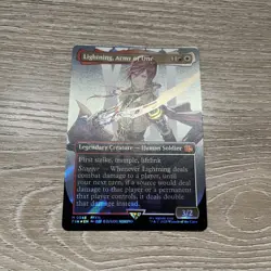 Magic the Gathering Lightning Army Of One Borderless Surge Foil Final Fantasy EN - Image 1