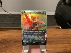 Mabel, Heir to Cragflame - Raised Foil - Borderless NM, English MTG Bloomburrow: - Image 1