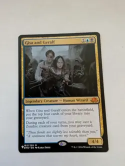Gisa and Geralf Eldritch Moon Regular MTG NM - Image 1