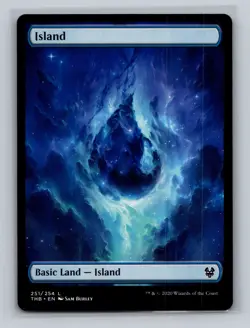 (4x) ISLAND (251) (FULL-ART) X4 Theros Beyond Death THB Magic MTG LP-MP - Image 1