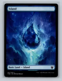 (4x) ISLAND (251) (FULL-ART) X4 Theros Beyond Death THB Magic MTG LP-MP - Image 3