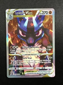 Lucario VSTAR SWSH291 SEALED Holo Black Star Promo Crown Zenith Pokemon English - Image 1